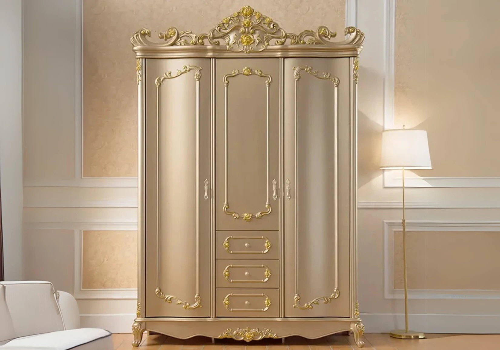 Wood Wardrobe
