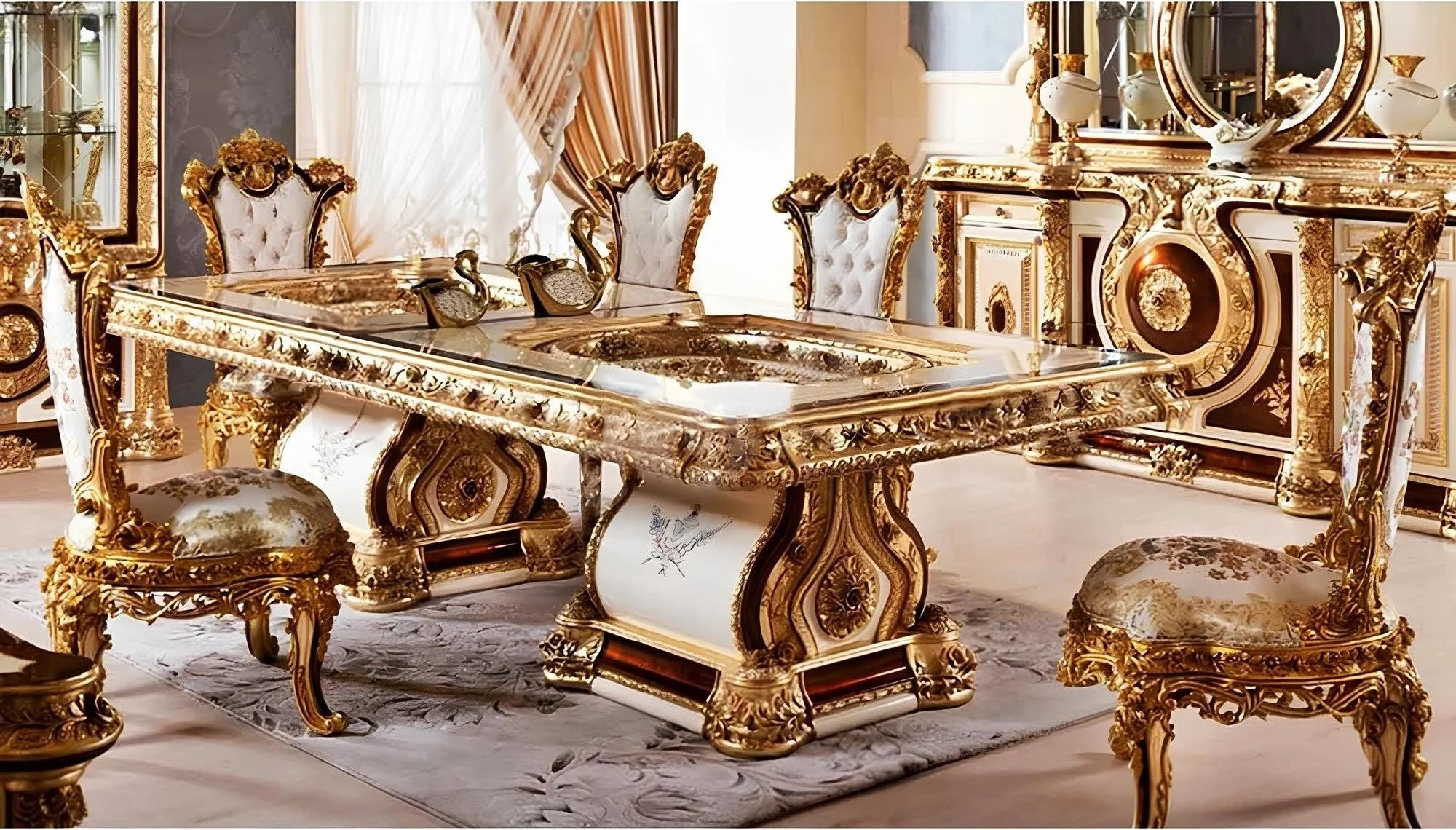 luxury dining table